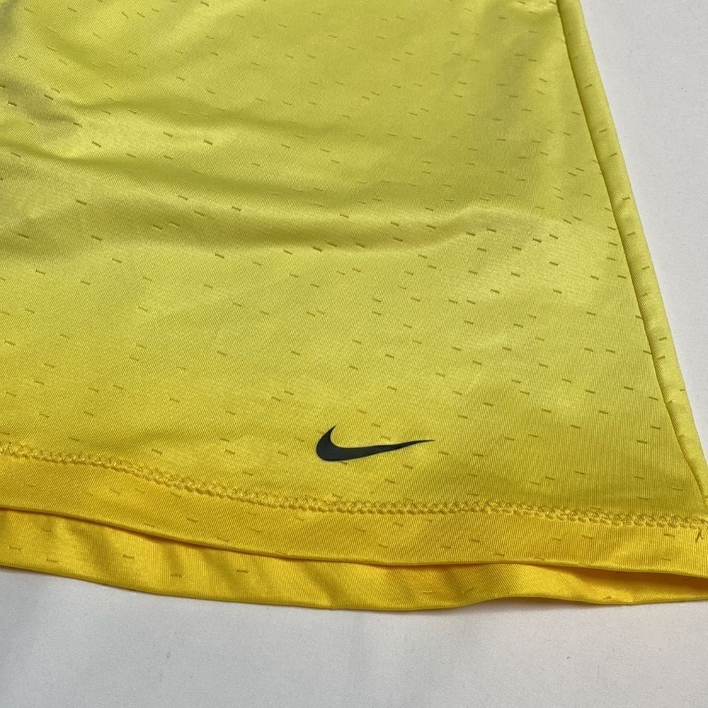 Nike Neon yellow Tennis running skirt with built in shorts lining - Picture 3 of 7